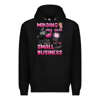 Black minding my own small business Premium Hoodie - texasbilliewilder