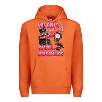 Carrot minding my own small business Premium Hoodie - texasbilliewilder