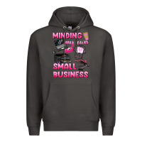 Smoke minding my own small business Premium Hoodie - texasbilliewilder