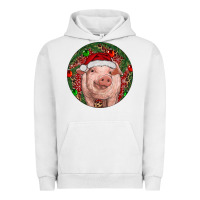 Pig Christmas Urban Hoodie | Teevron