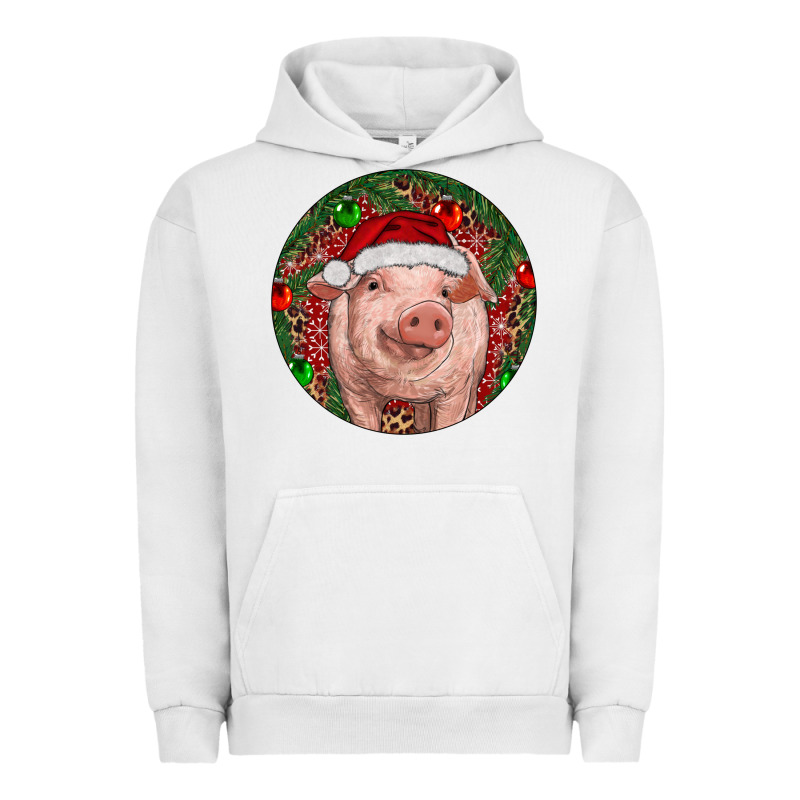Pig Christmas Urban Hoodie by RanaPortraitStore | Teevron