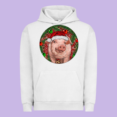 Urban Hoodie Pig Christmas