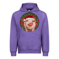 Tulip Pig Christmas Urban Hoodie - RanaPortraitStore