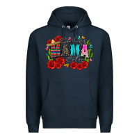 Navy badass mama cita Premium Hoodie - Zillion Design Studio
