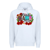 White badass mama cita Premium Hoodie - Zillion Design Studio