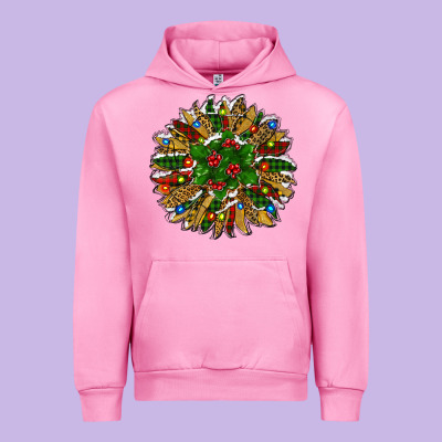 Urban Hoodie Leopard Christmas Sunflower