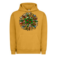 Pigment Peanut Butter Leopard Christmas Sunflower Urban Hoodie - RanaPortraitStore