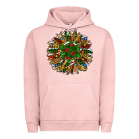 Pigment Salmon Leopard Christmas Sunflower Urban Hoodie - RanaPortraitStore