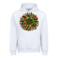 White Leopard Christmas Sunflower Urban Hoodie - RanaPortraitStore
