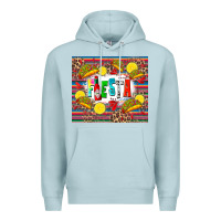 Blue Mist taco fiesta Premium Hoodie - Zillion Design Studio