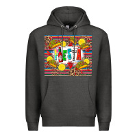 Charcoal Heather taco fiesta Premium Hoodie - Zillion Design Studio