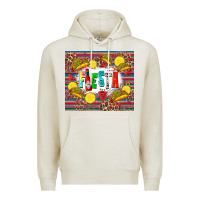 Oatmeal Heather taco fiesta Premium Hoodie - Zillion Design Studio
