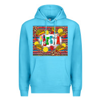Ocean Blue taco fiesta Premium Hoodie - Zillion Design Studio