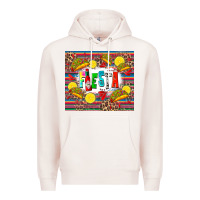 Pale Pink taco fiesta Premium Hoodie - Zillion Design Studio
