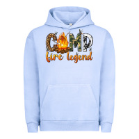Pigment Grape Ice camp fire legend with fire Urban Hoodie - texasbilliewilder