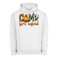 Pigment Lunar Rock camp fire legend with fire Urban Hoodie - texasbilliewilder