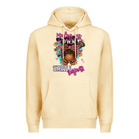Pina Colada minding my own small business afro messy bun Premium Hoodie - texasbilliewilder