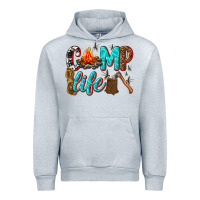 Heather Grey camp life Urban Hoodie - texasbilliewilder