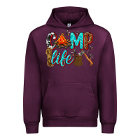 Mauve Wine camp life Urban Hoodie - texasbilliewilder