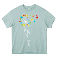 Arona Dandelion Autism Puzzle Be Kind Heavy Core Tee - CowhideDigitalArt
