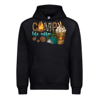 Black camp life coffee with coffee cup Urban Hoodie - texasbilliewilder