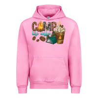 Fuchsia Pink camp life coffee with coffee cup Urban Hoodie - texasbilliewilder