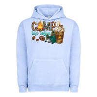 Pigment Grape Ice camp life coffee with coffee cup Urban Hoodie - texasbilliewilder