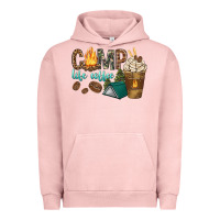Pigment Salmon camp life coffee with coffee cup Urban Hoodie - texasbilliewilder