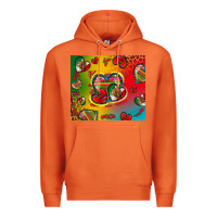 Carrot mexico hearts Premium Hoodie - Zillion Design Studio