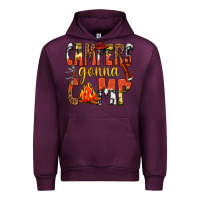 Mauve Wine campers gonna camp western Urban Hoodie - texasbilliewilder