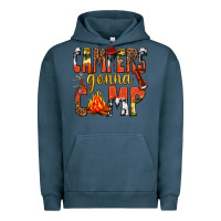 Pigment Midnight Navy campers gonna camp western Urban Hoodie - texasbilliewilder