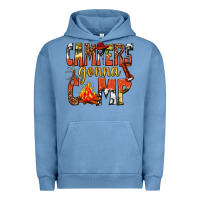 Pigment Pebble Blue campers gonna camp western Urban Hoodie - texasbilliewilder