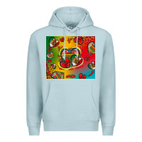 Mexico Hearts Premium Hoodie | Teevron