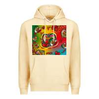 Pina Colada mexico hearts Premium Hoodie - Zillion Design Studio
