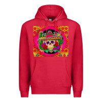 Cardinal mexican skull Premium Hoodie - Zillion Design Studio