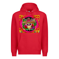 Red mexican skull Premium Hoodie - Zillion Design Studio