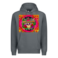 Rock mexican skull Premium Hoodie - Zillion Design Studio
