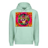 Seafoam mexican skull Premium Hoodie - Zillion Design Studio
