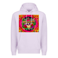 Lilac mexican skull Premium Hoodie - Zillion Design Studio