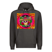 Smoke mexican skull Premium Hoodie - Zillion Design Studio