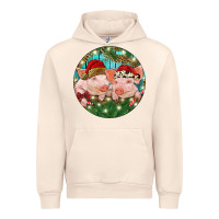 Sandshell Christmas Pigs Urban Hoodie - RanaPortraitStore