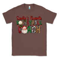 Chestnut Santa's Favorite Volleyball Coach For Christmas Classic Tee - FaDigitalArtStudio