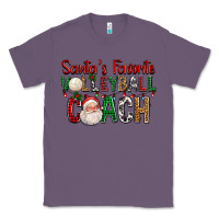 Lavender Santa's Favorite Volleyball Coach For Christmas Classic Tee - FaDigitalArtStudio