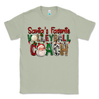 Matcha Santa's Favorite Volleyball Coach For Christmas Classic Tee - FaDigitalArtStudio