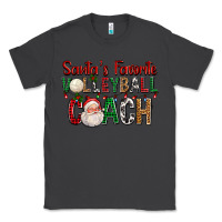 Smoke Santa's Favorite Volleyball Coach For Christmas Classic Tee - FaDigitalArtStudio
