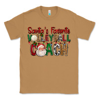 Toasted Coconut Santa's Favorite Volleyball Coach For Christmas Classic Tee - FaDigitalArtStudio