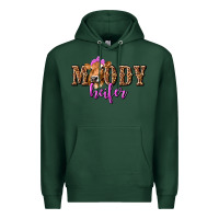 Sports Green moody heifer with leopard tbw Premium Hoodie - texasbilliewilder