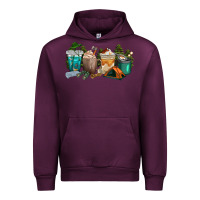 Mauve Wine camping coffee cups Urban Hoodie - texasbilliewilder