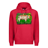 Cardinal Thick Thighs Lucky Vibes Charolais Bull Premium Hoodie - RanaPortraitStore