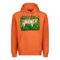 Carrot Thick Thighs Lucky Vibes Charolais Bull Premium Hoodie - RanaPortraitStore